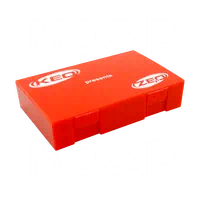 Estuche plastico con bisagra
