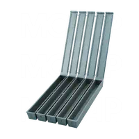 Cajas de plastico con compartimentos individuales secables